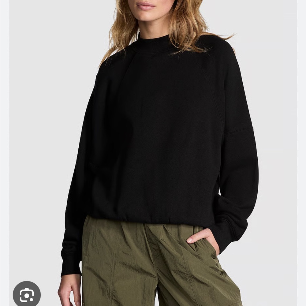 Mock neck sweatshirt